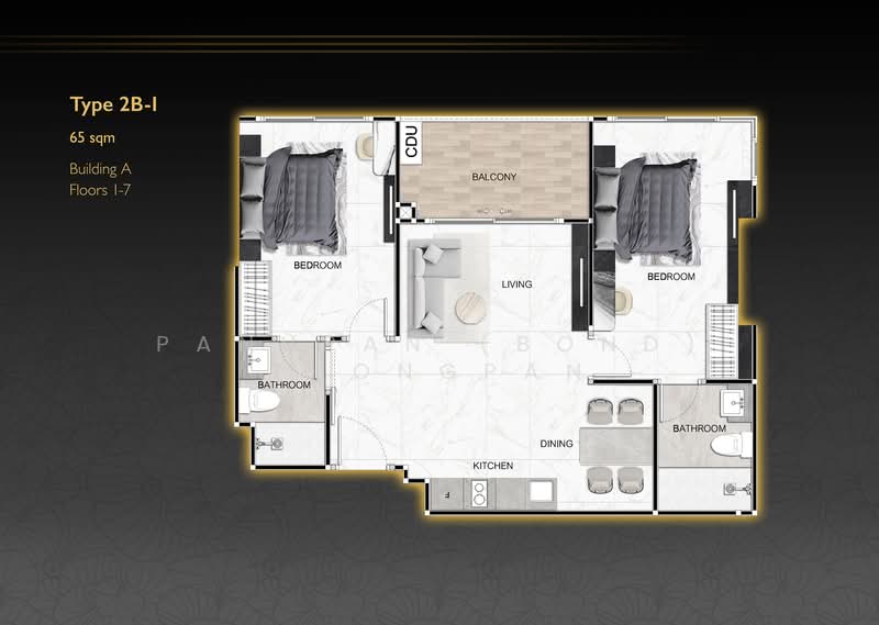 Zenith Pattaya, Chon Buri (Pattaya), Nong Pru, Bang Lamung (Pattaya), Chon Buri (Pattaya), 2 Bedrooms, 53 sqm, Condo For Sale, by Panupan (Bond) Thongpan, 60255456 - DDproperty.com