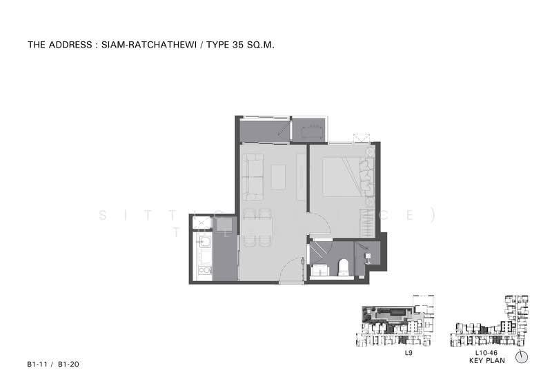 The Address Siam-Ratchathewi, Bangkok, 500 Phetchaburi Road, Thanon Phetchaburi, Ratchathewi, Bangkok, 1 Bedroom, 32 sqm, Condo For Sale, by Sittichai (Ice) Tulyanon, 60255466 - DDproperty.com