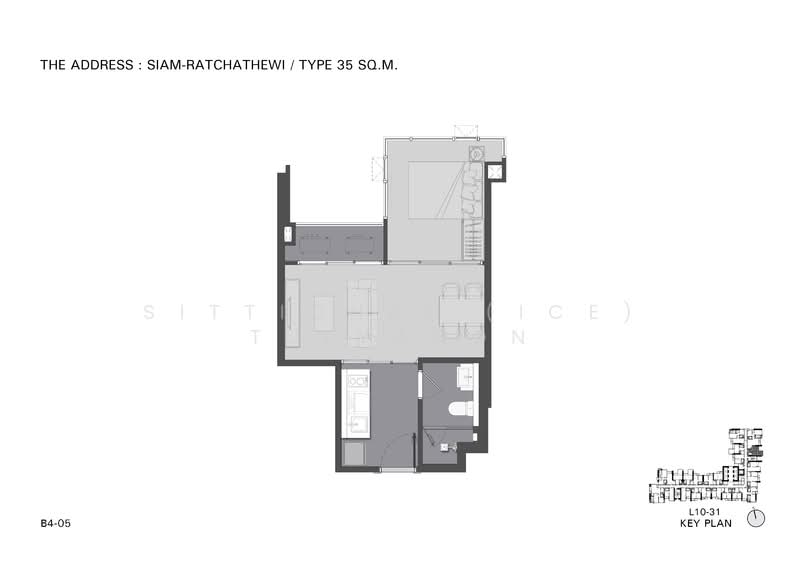 The Address Siam-Ratchathewi, Bangkok, 500 Phetchaburi Road, Thanon Phetchaburi, Ratchathewi, Bangkok, 1 Bedroom, 32 sqm, Condo For Sale, by Sittichai (Ice) Tulyanon, 60255466 - DDproperty.com
