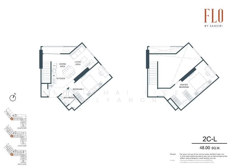 FLO by Sansiri, Bangkok, Somdet Chaopraya Road, Khlong San, Khlong San, Bangkok, 2 Bedrooms, 66 sqm, Condo For Sale, by Sittichai (Ice) Tulyanon, 60255699 - DDproperty.com