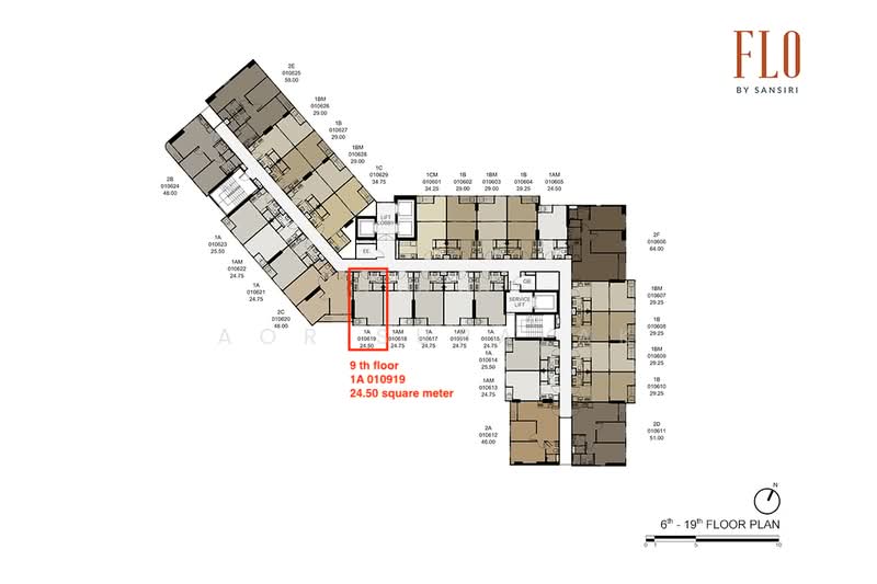 FLO by Sansiri : โฟล บาย แสนสิริ, กรุงเทพ, ถ.สมเด็จเจ้าพระยา, คลองสาน, คลองสาน, กรุงเทพ, 25 ตร.ม., คอนโด ขาย, โดย Sittichai (Ice) Tulyanon, 60255707 - DDproperty.com