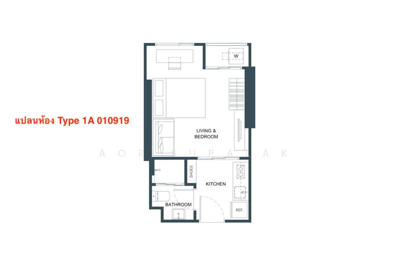 FLO by Sansiri : โฟล บาย แสนสิริ, กรุงเทพ, ถ.สมเด็จเจ้าพระยา, คลองสาน, คลองสาน, กรุงเทพ, 25 ตร.ม., คอนโด ขาย, โดย Sittichai (Ice) Tulyanon, 60255707 - DDproperty.com