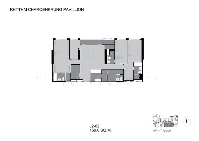 Rhythm Charoenkrung Pavillion, Bangkok, Charoenkrung Road, Wat Prayakrai, Bang Kho Laem, Bangkok, 3 Bedrooms, 134 sqm, Condo For Sale, by Sittichai (Ice) Tulyanon, 60255839 - DDproperty.com