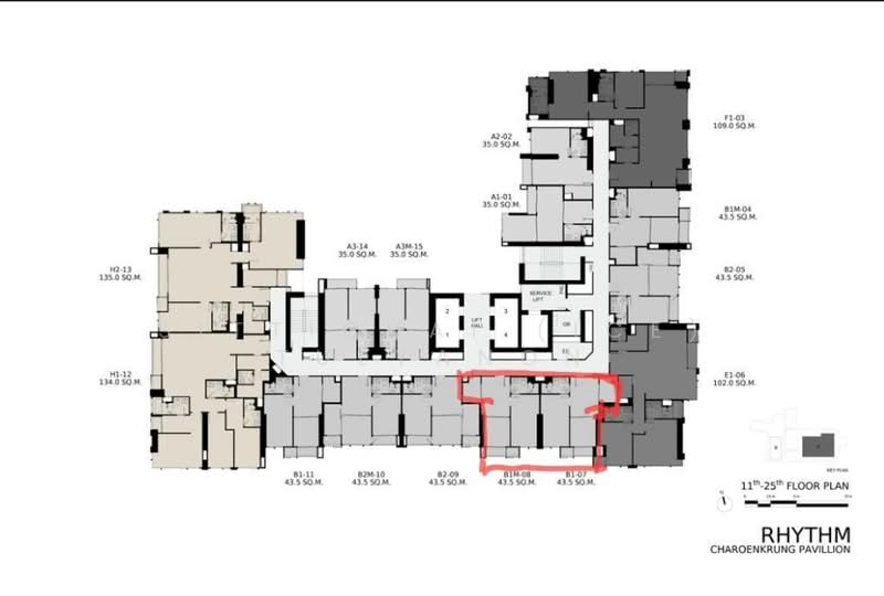 Rhythm Charoenkrung Pavillion, Bangkok, Charoenkrung Road, Wat Prayakrai, Bang Kho Laem, Bangkok, 3 Bedrooms, 82 sqm, Condo For Sale, by Sittichai (Ice) Tulyanon, 60255859 - DDproperty.com