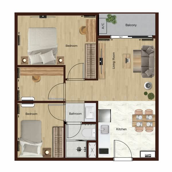 Regal Srinakarin 40, Bangkok, Soi Supapong 3 Yak 8 Srinakarin Road, Nong Bon, Prawet, Bangkok, 2 Bedrooms, 38 sqm, Condo For Sale, by Sittichai (Ice) Tulyanon, 60255895 - DDproperty.com