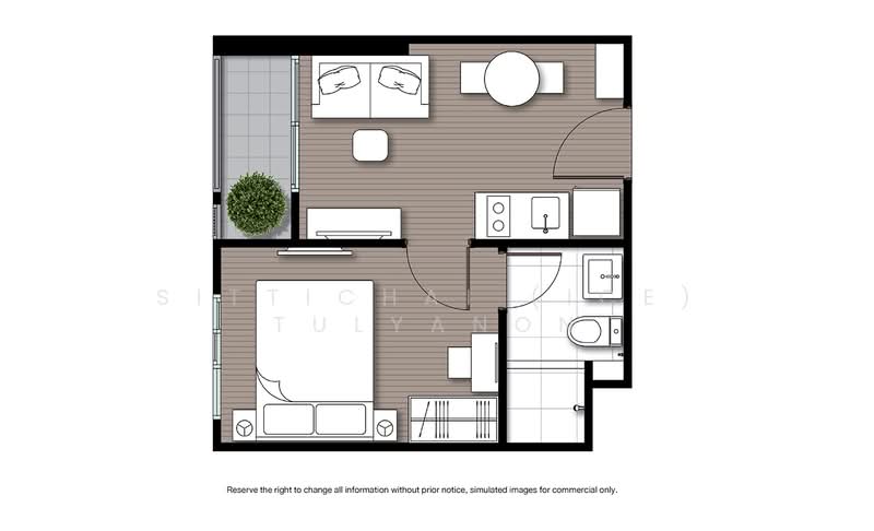 NUE Noble Ratchada-Lat Phrao, Bangkok, Lat Phrao Road, Chan Kasem, Chatuchak, Bangkok, 1 Bedroom, 23 sqm, Condo For Sale, by Sittichai (Ice) Tulyanon, 60255920 - DDproperty.com