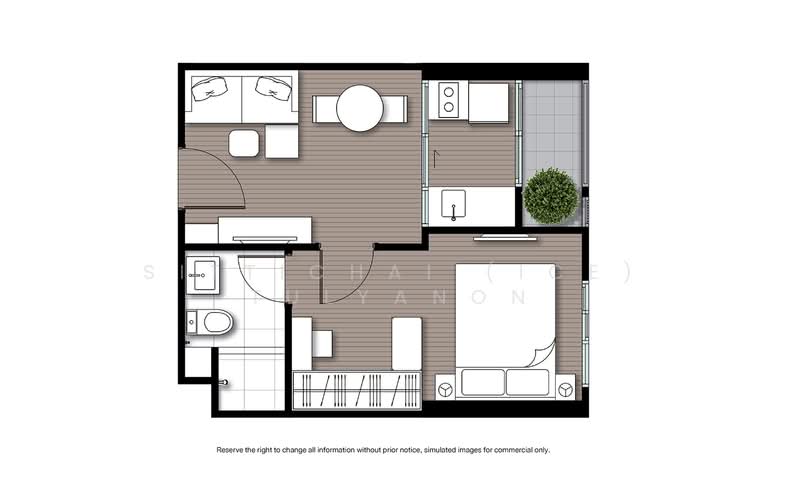 NUE Noble Ratchada-Lat Phrao, Bangkok, Lat Phrao Road, Chan Kasem, Chatuchak, Bangkok, 1 Bedroom, 23 sqm, Condo For Sale, by Sittichai (Ice) Tulyanon, 60255920 - DDproperty.com