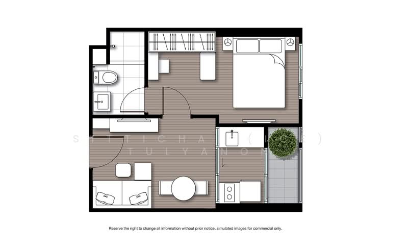 NUE Noble Ratchada-Lat Phrao, Bangkok, Lat Phrao Road, Chan Kasem, Chatuchak, Bangkok, 1 Bedroom, 23 sqm, Condo For Sale, by Sittichai (Ice) Tulyanon, 60255920 - DDproperty.com