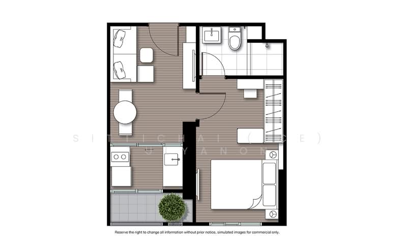 NUE Noble Ratchada-Lat Phrao, Bangkok, Lat Phrao Road, Chan Kasem, Chatuchak, Bangkok, 1 Bedroom, 23 sqm, Condo For Sale, by Sittichai (Ice) Tulyanon, 60255920 - DDproperty.com