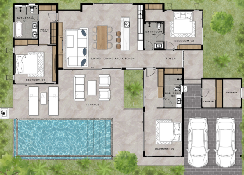 The Mountain Estate, Prachuap Khiri Khan, Wang-Pong, Pran Buri, Prachuap Khiri Khan, 3 Bedrooms, 176 sqm, Villa For Sale, by Parkkapol (Smile) Luecha, 60256072 - DDproperty.com