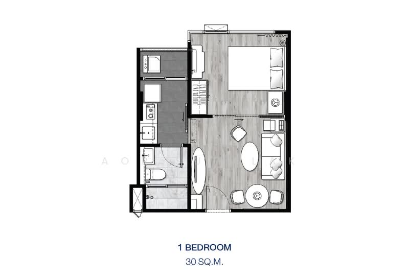 Condo U Kaset-Nawamin, Bangkok, 43 Lat Plakhao Road, Anusaowari, Bang Khen, Bangkok, 1 Bedroom, 30 sqm, Condo For Sale, by Sittichai (Ice) Tulyanon, 60256127 - DDproperty.com