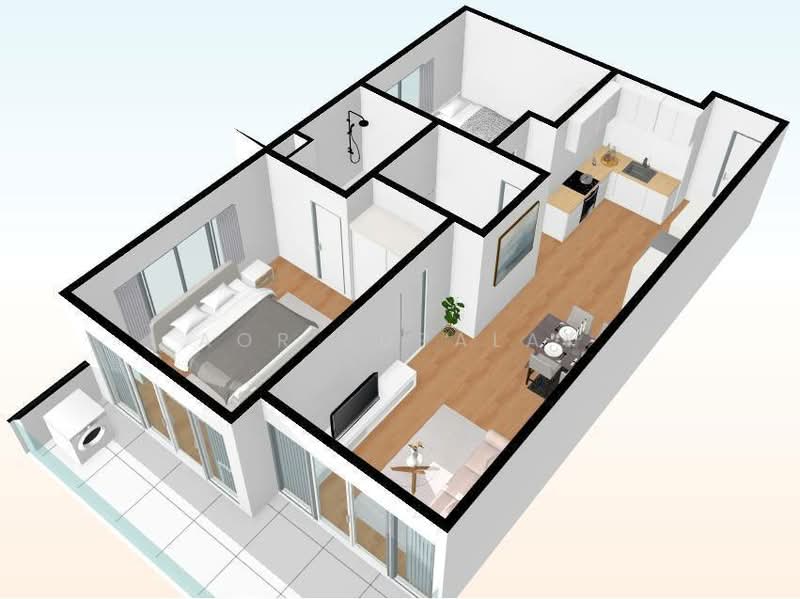 The Waterford Sukhumvit 50, Bangkok, 890 Soi Sukhumvit 50, Phra Kanong, Khlong Toei, Bangkok, 2 Bedrooms, 79 sqm, Condo For Rent, by Sittichai (Ice) Tulyanon, 60256477 - DDproperty.com