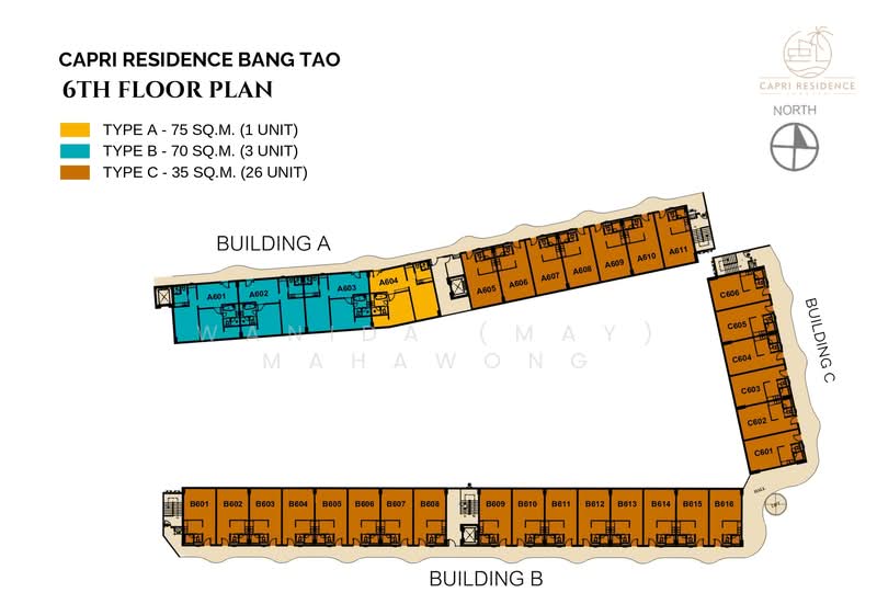 Capri Residences Bangtao, Phuket, Choeng Thale, Thalang, Phuket, Studio, 35 sqm, Condo For Sale, by Wanida (May) Mahawong, 60256878 - DDproperty.com