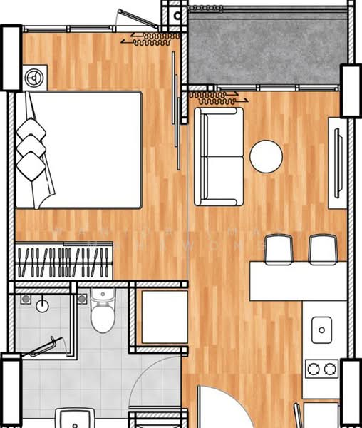 Diamond Condominium Bangtao : ไดมอนด์ คอนโดมิเนียม บางเทา, ภูเก็ต, ซอยเชิงทะเล 14, เชิงทะเล, ถลาง, ภูเก็ต, 33 ตร.ม., คอนโด ขาย, โดย Wanida (May) Mahawong, 60256950 - DDproperty.com