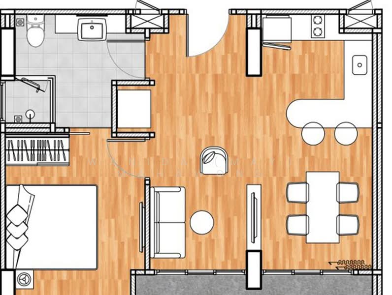 Diamond Condominium Bangtao : ไดมอนด์ คอนโดมิเนียม บางเทา, ภูเก็ต, ซอยเชิงทะเล 14, เชิงทะเล, ถลาง, ภูเก็ต, 33 ตร.ม., คอนโด ขาย, โดย Wanida (May) Mahawong, 60256950 - DDproperty.com