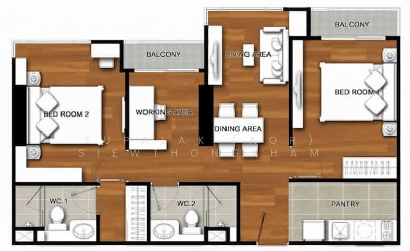 Bangkok Horizon Ratchada-Thaphra, Bangkok, 680 Ratchadaphisek Road, Dao Khanong, Thon Buri, Bangkok, 2 Bedrooms, 60 sqm, Condo For Sale, by Sittichai (Ice) Tulyanon, 60257126 - DDproperty.com