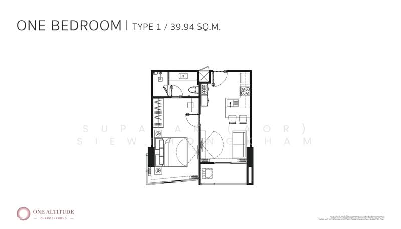One Altitude Charoenkrung, Bangkok, 98 1 Chan Rd, Wat Prayakrai, Bang Kho Laem, Bangkok, 1 Bedroom, 32 sqm, Condo For Sale, by Sittichai (Ice) Tulyanon, 60257127 - DDproperty.com