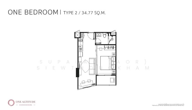 One Altitude Charoenkrung, Bangkok, 98 1 Chan Rd, Wat Prayakrai, Bang Kho Laem, Bangkok, 1 Bedroom, 32 sqm, Condo For Sale, by Sittichai (Ice) Tulyanon, 60257127 - DDproperty.com