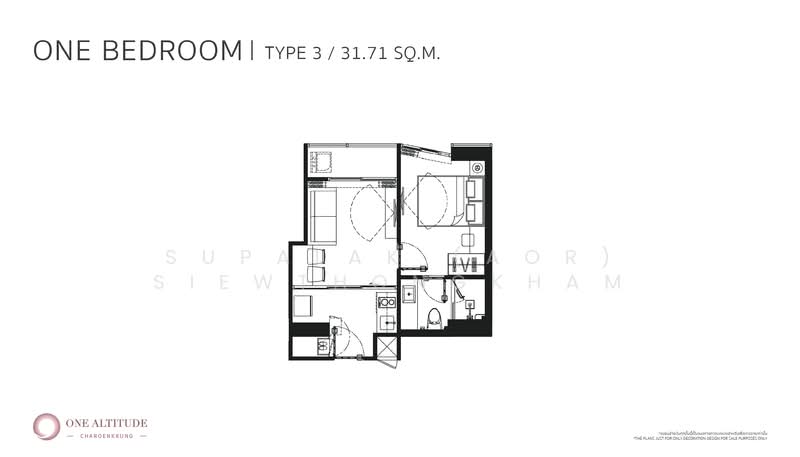 One Altitude Charoenkrung, Bangkok, 98 1 Chan Rd, Wat Prayakrai, Bang Kho Laem, Bangkok, 1 Bedroom, 32 sqm, Condo For Sale, by Sittichai (Ice) Tulyanon, 60257127 - DDproperty.com