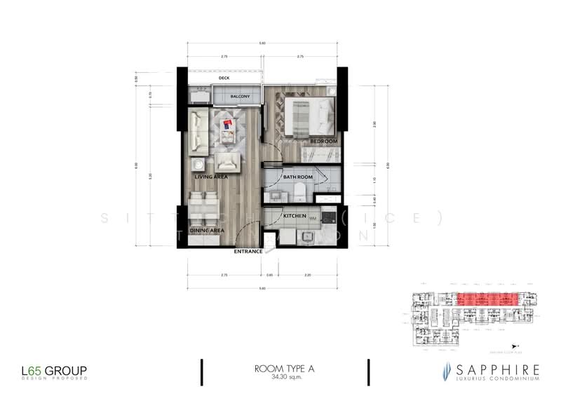 Sapphire Luxurious Condominium Rama III : แซฟไฟร์ ลักซูเรียส คอนโดมิเนียม พระราม 3, กรุงเทพ, 837 ถนนพระราม 3, บางโพงพาง, ยานนาวา, กรุงเทพ, 34 ตร.ม., คอนโด ขาย, โดย Sittichai (Ice) Tulyanon, 60257234 - DDproperty.com