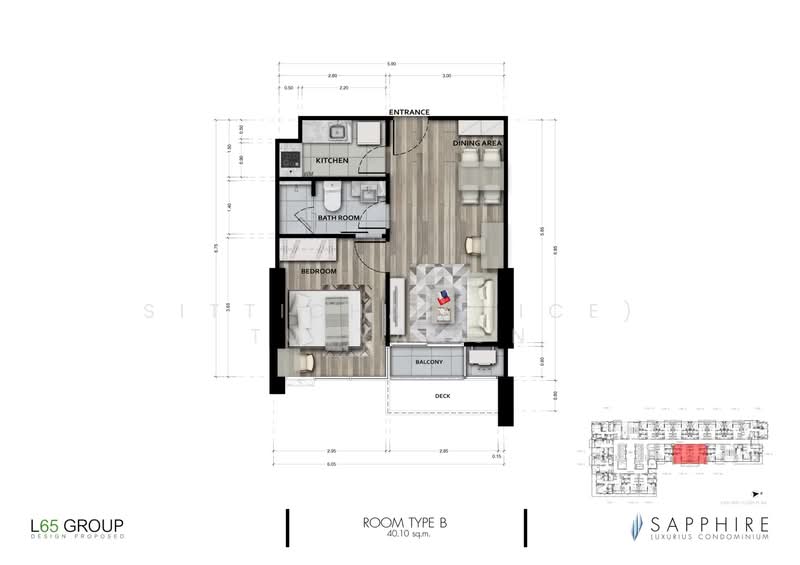 Sapphire Luxurious Condominium Rama III : แซฟไฟร์ ลักซูเรียส คอนโดมิเนียม พระราม 3, กรุงเทพ, 837 ถนนพระราม 3, บางโพงพาง, ยานนาวา, กรุงเทพ, 34 ตร.ม., คอนโด ขาย, โดย Sittichai (Ice) Tulyanon, 60257234 - DDproperty.com