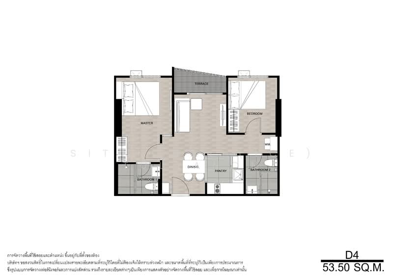 Niche Mono Bangpo, Bangkok, Bang Sue, Bang Sue, Bangkok, 2 Bedrooms, 55 sqm, Condo For Sale, by Sittichai (Ice) Tulyanon, 60257237 - DDproperty.com