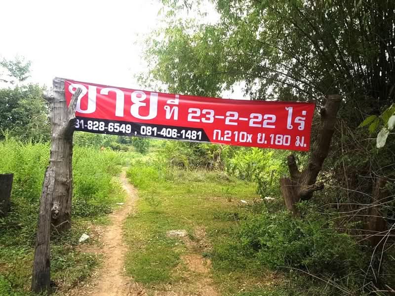 ที่ดิน 23 ไร่, บุรีรัมย์, ถนนโชคชัย-เดชอุดม, หนองโบสถ์, นางรอง, บุรีรัมย์, 37,590 ตร.ม., ที่ดิน ขาย, โดย สุดาวรรณ อัครนิรันดร์กุล, 6368198 - ขายที่ดินแปลงนี้ 23-2-22 ไร่ หนองโบสถ์ บุรีรัมย์ 081-828-6549 - DDproperty.com