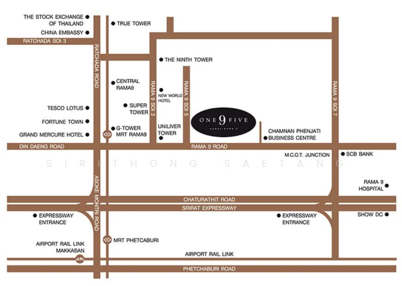 One9Five Asoke-Rama 9, Bangkok, 195 Soi Rama 9 Soi 5, Huai Khwang, Huai Khwang, Bangkok, 2 Bedrooms, 70 sqm, Condo For Sale, by Sirithong Saetang, 6477922 - DDproperty.com