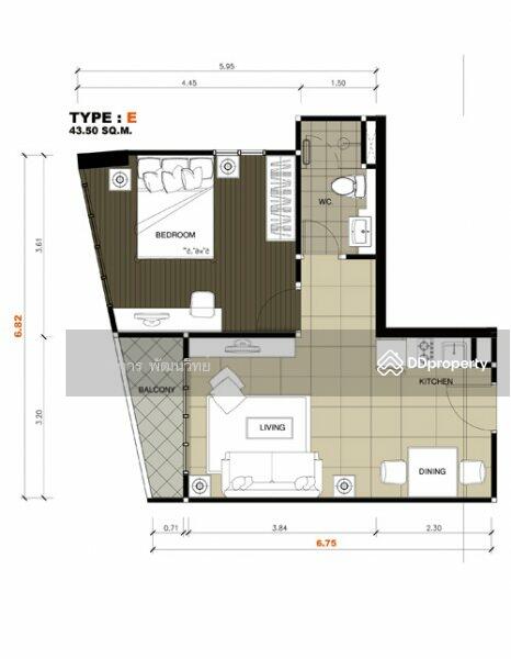 Wish @ Samyan, Bangkok, 18 Siphaya Road, Maha Phrutharam, Bang Rak, Bangkok, 1 Bedroom, 44 sqm, Condo For Rent, by Peetikarn Pattanawit, 6737166 - DDproperty.com
