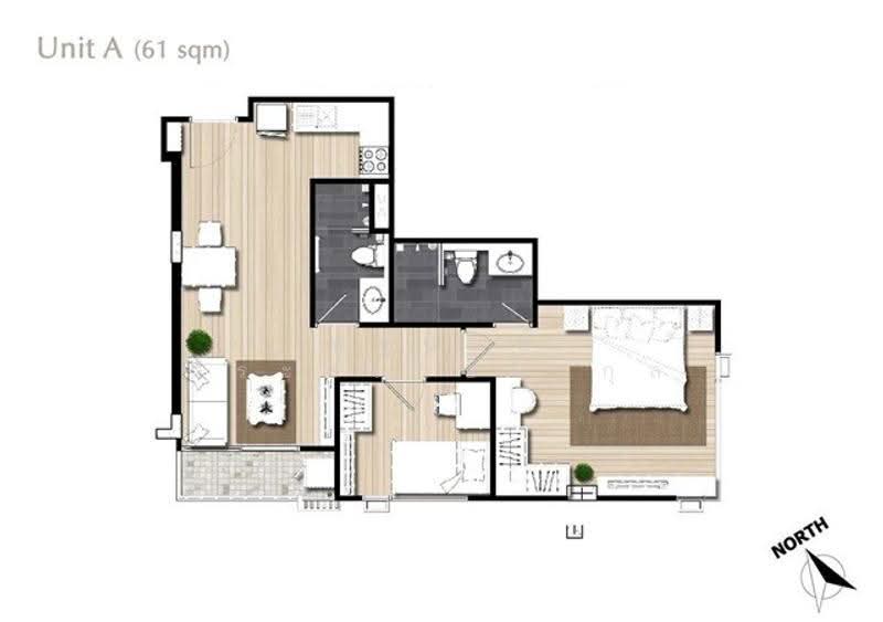 D’Rouvre Condominium, Bangkok, Soi Phaholyothin 2, Samsen Nai, Phaya Thai, Bangkok, 1 Bedroom, 62 sqm, Condo For Rent, by Nuttanun Weerasathapanakul, 6951174 - DDproperty.com