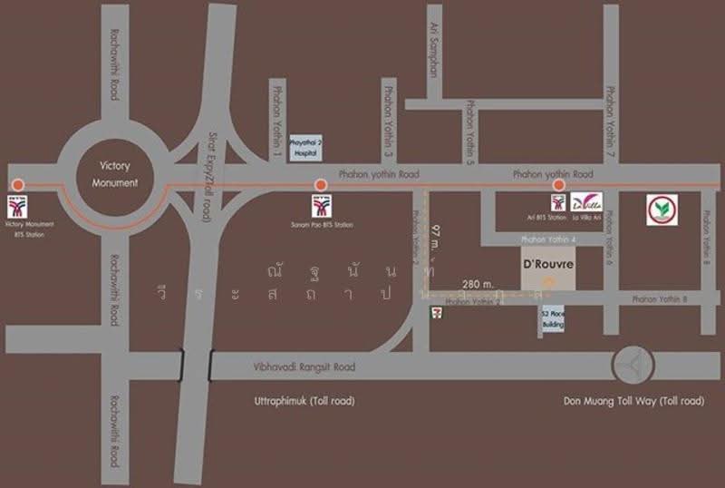 D’Rouvre Condominium : เดอ รูฟ คอนโดมิเนียม, กรุงเทพ, ซอยพหลโยธิน 2, สามเสนใน, พญาไท, กรุงเทพ, 62 ตร.ม., คอนโด ให้เช่า, โดย Nuttanun Weerasathapanakul, 6951174 - DDproperty.com
