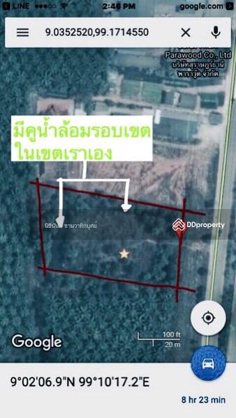 For Sale - Land at Tarongchang Punpin Surattani, Surat Thani