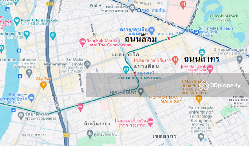 For Sale - Land for sale on Srilom Sathon Narathiwas raod, Bangkok