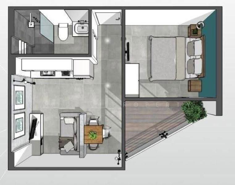 the tower condo, ภูเก็ต, ฉลอง, เมืองภูเก็ต, ภูเก็ต, 36 ตร.ม., คอนโด ให้เช่า, โดย PK LIFE Property, 7595507 - DDproperty.com
