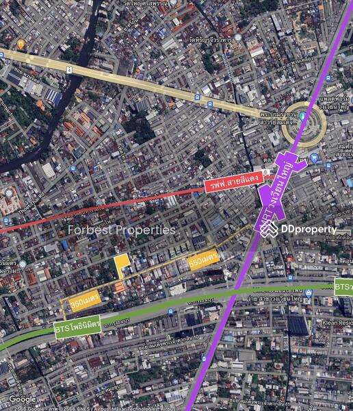 ขาย - 37519 ขายที่ดินเปล่า ถนนตากสิน 4 เนื้อที่ 1-1-97.50 ไร่, กรุงเทพ