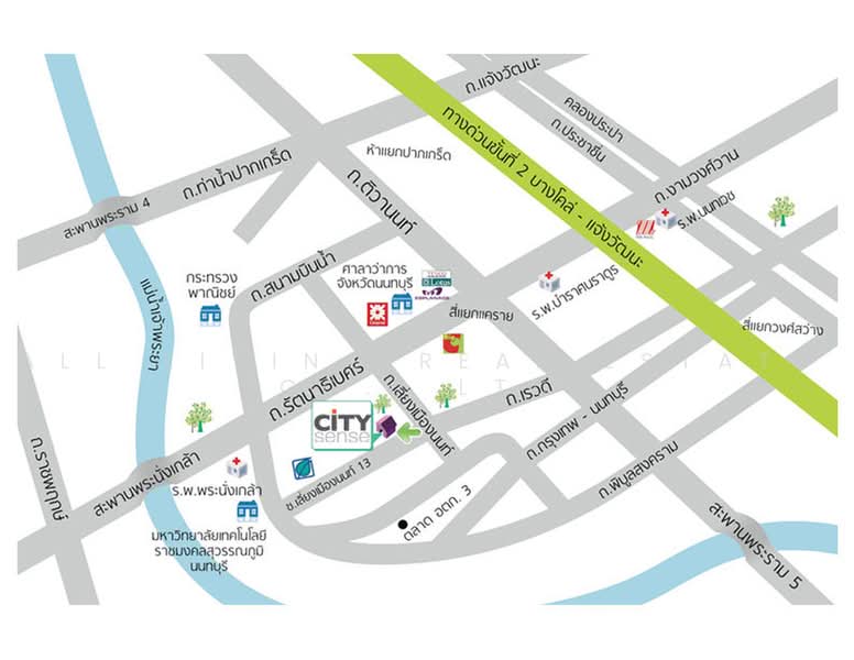 เช่า ทาวน์โฮม ซิตี้เซนส์ รัตนาธิเบศร์ – เลี่ยงเมืองนนท์ 13 พร้อมเข้าอยู่, Nonthaburi, Talat Kwan, Muang Nonthaburi, Nonthaburi, 3 Bedrooms, 132 sqm, Townhouse For Rent, by Airada Parasarn, 7649211 - DDproperty.com