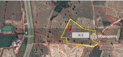 ขาย - ที่ดิน 18 ไร่ ถนน 304 กบินทร์บุรี ปราจีนบุรี, ปราจีนบุรี