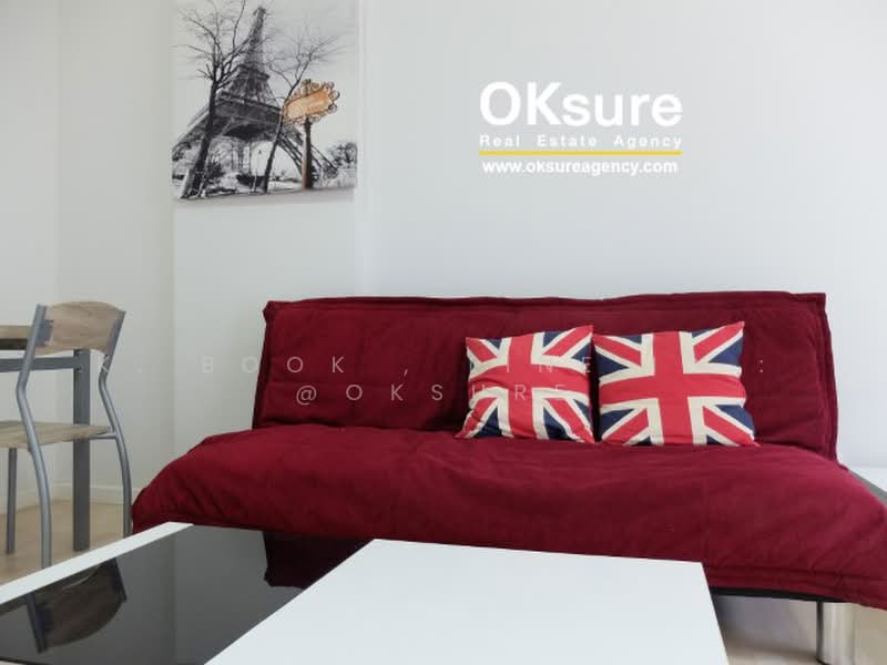 Dcondo Charan-Bang Khun Non, Bangkok, Bang Khun Non 14 Alley, Bang Khun Non, Bangkok Noi, Bangkok, 1 Bedroom, 30 sqm, Condo For Rent, by K. Book , LINE ID : @oksure, 7727190 - DDproperty.com