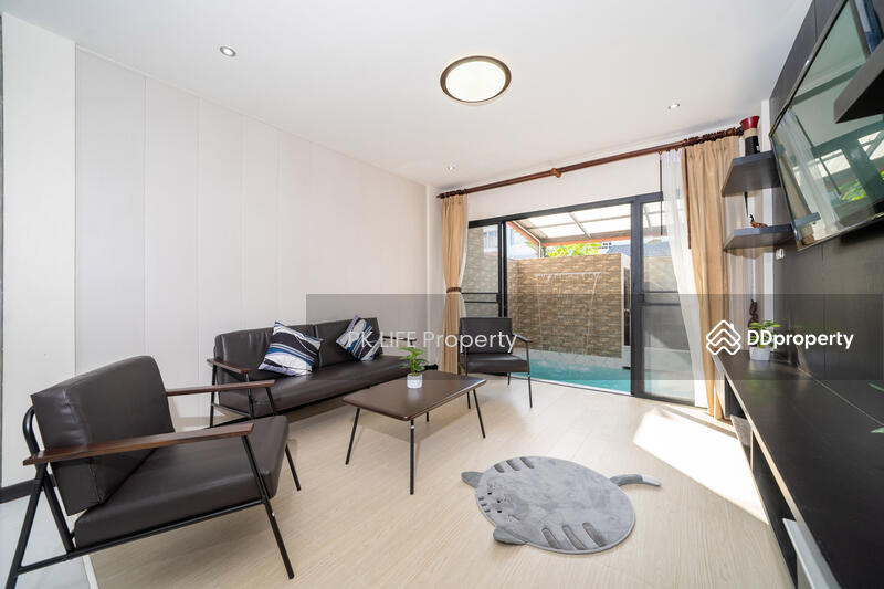 2R0108 House with small pool 4 bedroom 2 bathroom 65,000/month at cherngtalay have fully furnished, Phuket, Choeng Thale, Thalang, Phuket, 4 Bedrooms, 180 sqm, Single Detached House For Rent, by PK LIFE Property, 7811199 - DDproperty.com