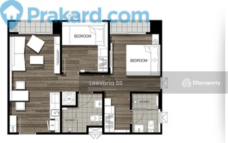 The Key Wutthakat, Bangkok, Ratchaphruek Road, Pak Khlong Phasi Charoen, Phasi Charoen, Bangkok, 2 Bedrooms, 56 sqm, Condo For Rent, by Suwanna Singsawat, 8000611 - DDproperty.com