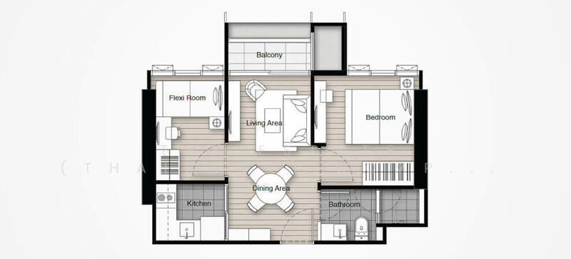 Whizdom Connect Sukhumvit, Bangkok, 1 Soi Piyibut 1, Sukhumvit Road, Bang Na, Bang Na, Bangkok, 1 Bedroom, 39 sqm, Condo For Rent, by The Estate(Thailand)  Limited, 8071988 - DDproperty.com