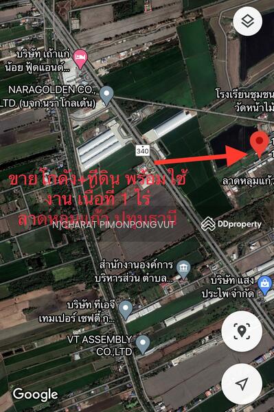 โกดังโรงงาน มือสอง ขนาด 1 ไร่ลาดหลุมแก้ว ปทุมธานี, Pathum Thani, ถนน บางบัวทอง - สุพรรณบุรี, Na-Mai, Lat Lum Kaeo, Pathum Thani, , 400 sqm, Warehouse/Factory For Sale, by NICHARAT PIMONPONGVUT, 8475959 - DDproperty.com