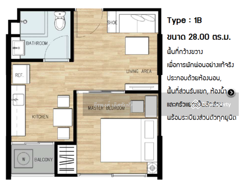 Dcondo Ramkhamhaeng, Bangkok, 1851 Ramkhamhaeng Road, Hua Mak, Bang Kapi, Bangkok, 1 Bedroom, 29 sqm, Condo For Rent, by ธีรพงศ์ เลิศชัยทัศน์, 8533304 - DDproperty.com