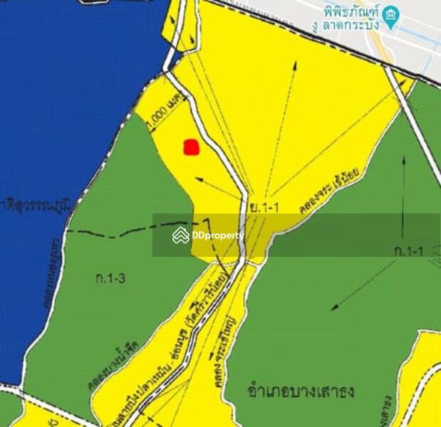 ขายที่ดินลาดกระบัง ซอย 54 ติดถนนกว้าง 4 เลน แหล่งสร้างโกดัง โรงงาน คลีงสินค้า