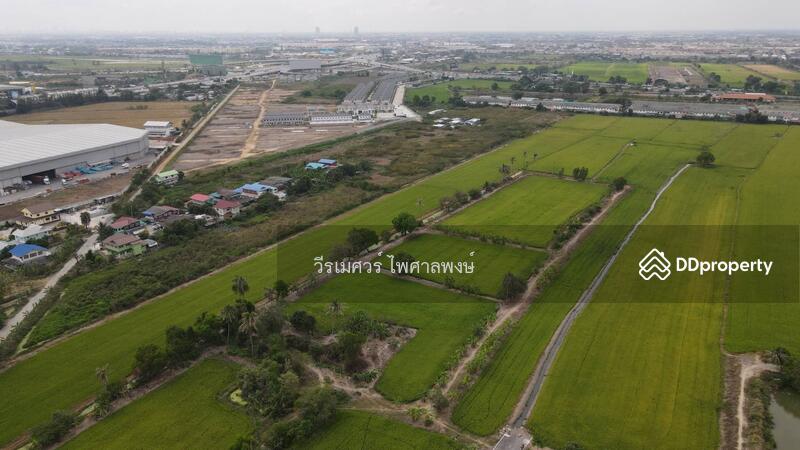 ขายที่ดิน บางบัวทอง ตำแหน่งใกล้ Central Westgate (ใกล้ดูโฮมบางบัวทอง เพียง 1 Km.) 16 ไร่