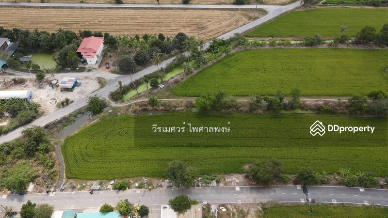 ขายที่ดิน บางบัวทอง ตำแหน่งใกล้ Central Westgate (ใกล้ดูโฮมบางบัวทอง เพียง 1 Km.) 16 ไร่