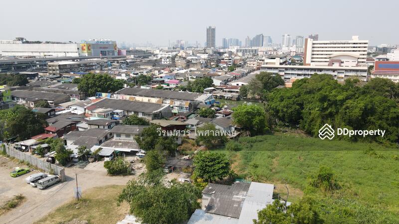 ขายที่ดิน (ติด BTS สำโรง 2 สาย) เนื้อที่ 16-3-14.6 ไร่ เหมาะสร้างคอนโด ##โครงการแนวสูง 