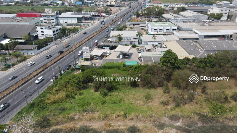 ขายถูก ที่ดินติดถนนกิ่งแก้ว (เหมาะสร้างสำนักงาน +คลังสินค้า +Shopping Mall) เนื้อที่ 11-3-61 ไร่