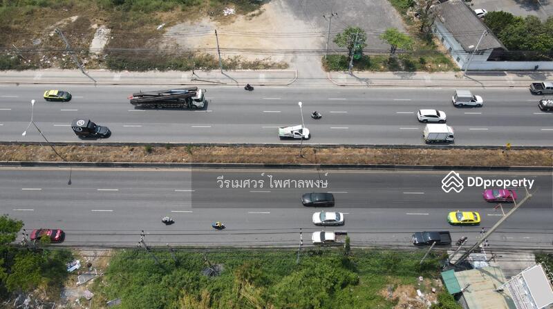 ขายถูก ที่ดินติดถนนกิ่งแก้ว (เหมาะสร้างสำนักงาน +คลังสินค้า +Shopping Mall) เนื้อที่ 11-3-61 ไร่