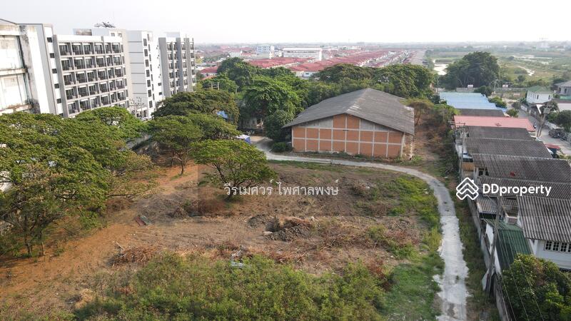 ขายที่ดิน ติดถนนเทพารักษ์ (ใกล้จุดขึ้นลง Motorway 100 m.+ใกล้เมกะบางนา 6 Km.) เนื้อที่ 7-0-71 ไร่